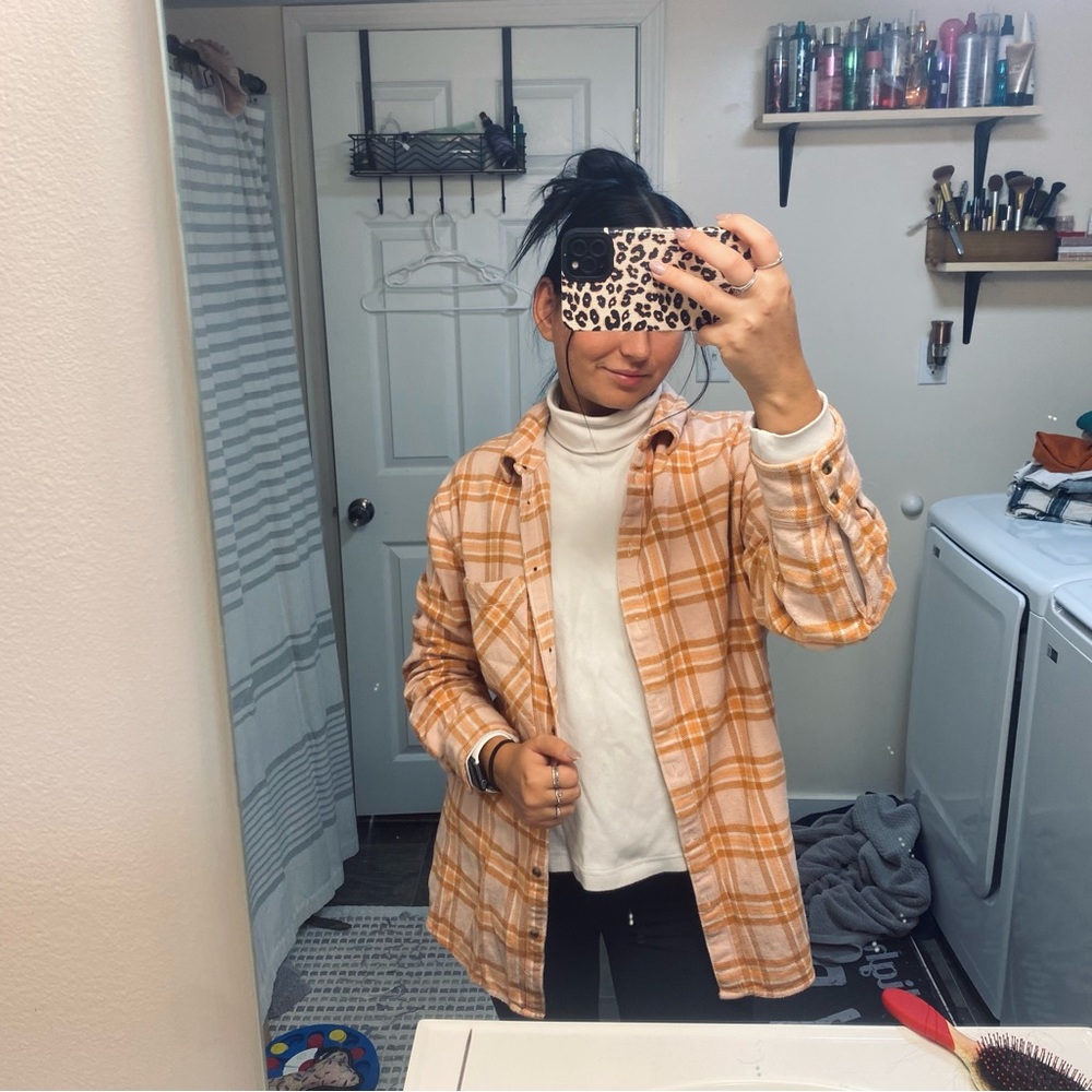 Orange flannel